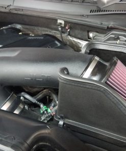 Alternative view of JLT 15-19 Ford F-150 2.7L/3.5L EcoBoost Black Textured Cold Air Intake Kit w/Red Filter