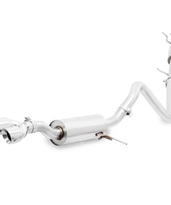 Alternative view of Mishimoto 14-16 Ford Fiesta ST 1.6L 2.5in Stainless Steel Resonated Cat-Back Exhaust w/ Polish Tips
