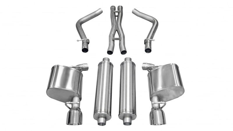 Corsa 11-13 Chrysler 300 R/T 5.7L V8 Polished Sport Cat-Back Exhaust