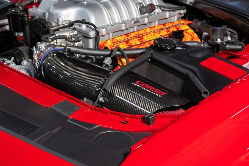 Corsa 19-21 Dodge Challenger SRT/Hellcat/Redeye/Demon Carbon Fiber Air Intake w/ MaxFlow 5 Oil Filt. - Image 6