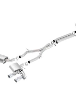 Alternative view of Borla 2017+ Chevy Camaro ZL1 6.2L S-Type Catback Exhaust w/ Dual Split Rear Exit