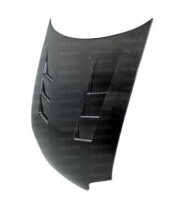 Alternative view of Seibon 92-95 Honda Civic 2DR/3DR TS-Style Carbon Fiber Hood