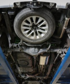 Alternative view of aFe POWER Vulcan Series 2-1/2in 304SS Cat-Back Exhaust 10-21 Lexus GX460 V8-4.6L w/ Polished Tip