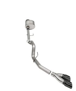 Corsa 2021-2022 Ford F-150 Regular Cab/6.5in Bed 5.0L V8 Xtreme Cat-Back Single Side Exit-Black PVD