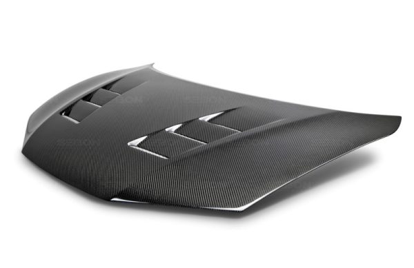 Alternative view of Seibon 14-15 Honda Civic 2dr TS-Style Carbon Fiber Hood