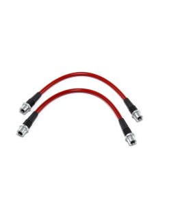 VR Performance 13-16 Porsche 991 Carrera Rear Steel Braided Brake Lines