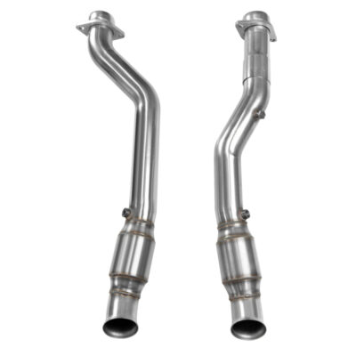 Alternative view of Kooks 2011+ Jeep Grand Cherokee 5.7L 3in x OEM SS Catted Connection Pipes