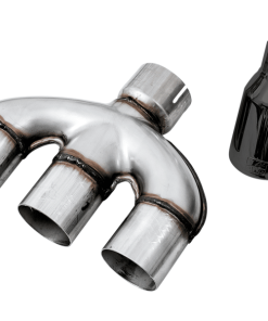 Alternative view of AWE Tuning Honda Civic Si 10th Gen 1.5L Turbo Dual-to-Triple Tip Conversion Kit - Diamond Black Tip