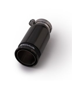 Remus Universal Sport Exhaust 84mm Blk Chrm Straight w/Carbon Insert & Adj Clamp Tail Pipe (Single)