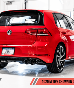Alternative view of AWE Tuning Volkswagen Golf R MK7 SwitchPath Exhaust w/Diamond Black Tips 102mm