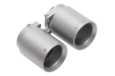 SOUL 17-19 Porsche 991.2 Carrera (w/ PSE) Bolt On Exhaust Tips - 4in Double Wall Sig Satin Tips