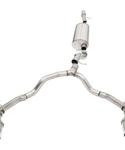 Corsa 21-22 Chevrolet Tahoe/GMC Yukon 4DR 6.2L 4WD Dual Rear 3/2.75in Sport Cat-Back DW 4in Pol Tips