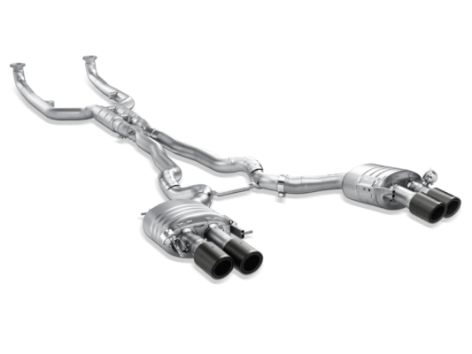 Alternative view of Akrapovic 11-17 BMW M5 (F10) Evolution Line Cat Back (Titanium) (Req. Tips)