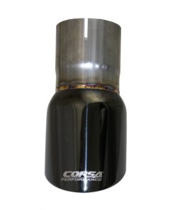 Alternative view of Corsa Single Universal 2.75in Inlet / 3.5in Outlet Black PVD Pro-Series Tip Kit