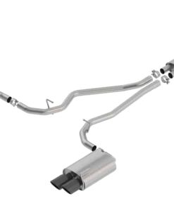 Borla 2020 Ford Explorer ST 3.0L V6 2.25in S-type Exhaust - Black Chrome Tips