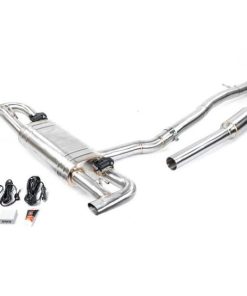 Alternative view of VR Performance Mercedes CLA45 Valvetronic 304 Stainless Exhaust System