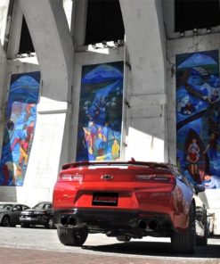 Alternative view of Corsa 16-18 Chevy Camaro SS 6.2L Xtreme+ 2.75in Cat-Back Dual Rear Exit w/ Twin 4in Black PVD Tips