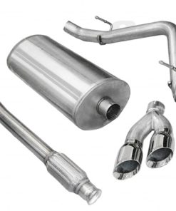 Alternative view of Corsa 10-13 Chevrolet Silverado Crew Cab/Short Bed 1500 4.8L V8 Polished Sport Cat-Back Exhaust