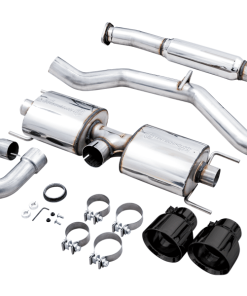 Alternative view of AWE Subaru BRZ/ Toyota GR86/ Toyota 86 Touring Edition Cat-Back Exhaust- Diamond Black Tips