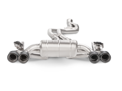Alternative view of Akrapovic 16-17 BMW M2 F87 (Excl M2 Competition) Evolution Line Cat Back (Titanium) w/Carbon Tips