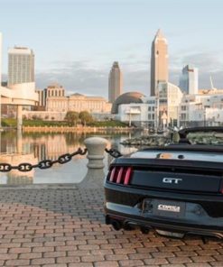 Alternative view of Corsa 15-16 Ford Mustang GT Convertible 5.0L V8 Black Xtreme Dual Rear Exit Exhaust