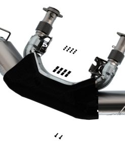 Borla 2020 Chevrolet Corvette C8 6.2L ATAK 3in Exhaust System Dual Round Angle Cut Carbon Fiber Tips