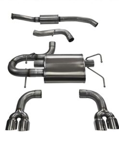 Corsa 08-13 Subaru Impreza Hatchback STI 2.5L Turbo Manual Polished Sport Cat-Back Exhaust