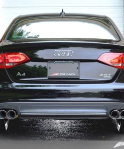 Alternative view of AWE Tuning Audi B8 A4 Touring Edition Exhaust - Quad Tip Diamond Black Tips