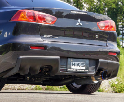 Alternative view of HKS RACING MUFFLER LANCER EVO-X USA