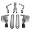 Corsa 12-13 Dodge Charger SRT-8 6.4L V8 Black Sport Cat-Back Exhaust