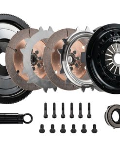 Alternative view of DKM Clutch VW Corrado/Golf/GTI (1.8T) Ceramic Twin Disc MR Clutch w/Flywheel (650 ft/lbs Torque)