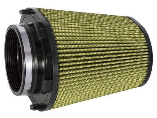 Alternative view of aFe Magnum Force Replacement Air Filter 5in F x (9inx7-1/2in) B x (6-3/4inx5-1/2in) T (inv.) x 9in H