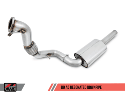 Alternative view of AWE Tuning Audi B9 A5 SwitchPath Exhaust Dual Outlet - Chrome Silver Tips (Includes DP and Remote)