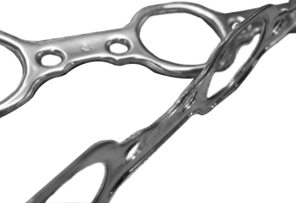 Alternative view of Kooks Small Block Ford Header Gasket 3in Inline Bolt Pattern Multi-Layer Aluminum