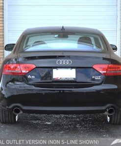 Alternative view of AWE Tuning Audi B8 A5 2.0T Touring Edition Exhaust - Dual Outlet Polished Silver Tips