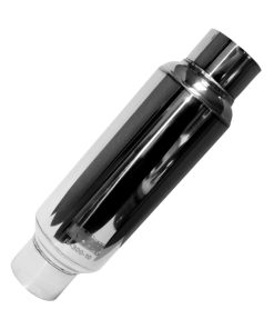 Alternative view of Kooks Universal 3in Round Muffler 10in Long. Pol SS