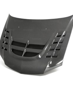 Alternative view of Seibon 03-07 Mitsubishi Evo 8 & 9 CW II Carbon Fiber Hood