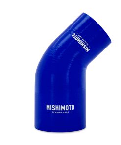 Mishimoto Silicone Reducer Coupler 45 Degree 2.25in to 3in - Blue