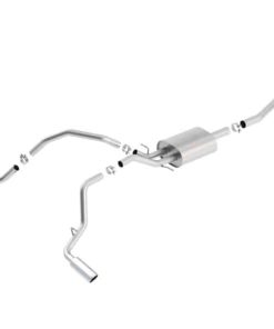 Alternative view of Borla 14 Chev/GMC Silverado/Sierra 1500 CC/SB C/B ATAK 3.5x2.25in Singl Rnd Rlld AnglCt Splt Sd