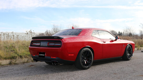 Alternative view of Corsa 15-17 Dodge Challenger Hellcat Dual Rear Exit Sport Exhaust w/ 3.5in Black Tips