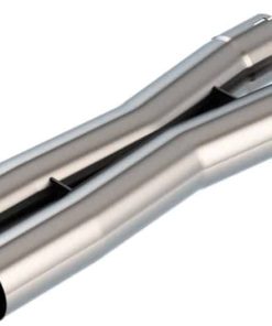 Borla 2.5in Universal X-Pipe 3.21in Inlet Centerline 3.45in Outlet Centerline 27.63in OAL