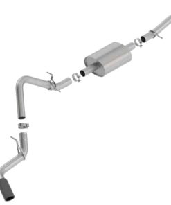 Borla 2019 Silv/Sierra C/B Exh S-Type 1500 5.3L V8 2DR REG. CAB, STD. BED WB 126 Blk Chrome Tip