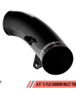Alternative view of AWE Tuning Audi RS3 / TT RS 4.5in S-FLO Carbon Inlet Tube