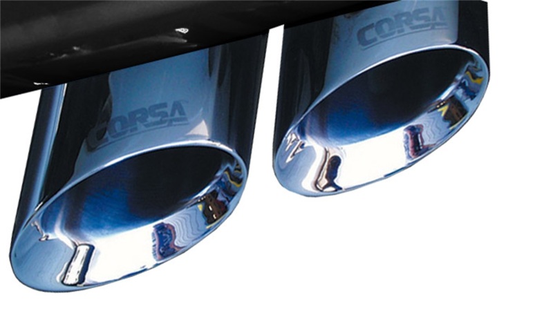 Corsa 07-10 Cadillac Escalade 6.2L V8 Polished Sport Cat-Back Exhaust - Image 4
