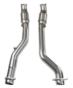 Alternative view of Kooks 2012+ Jeep Grand Cherokee SRT8 6.4L 3in Stainless GREEN Catted Connection Pipes