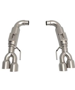 Kooks 2018+ Ford Mustang 5.0L 4V OEM x 3in Axle-Back Exhaust w/ Race Mufflers & 4in Quad Tips