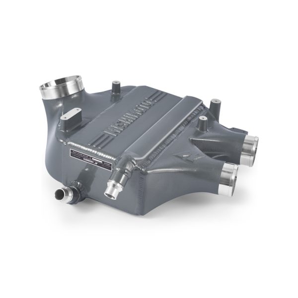 Alternative view of Mishimoto 15-20 BMW F8X M3/M4 Performance Air-to-Water Intercooler Power Pack - Lime Rock Gray