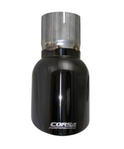 Alternative view of Corsa Single Universal 3.0in Inlet / 4.5in Outlet Black PVD Pro-Series Tip Kit