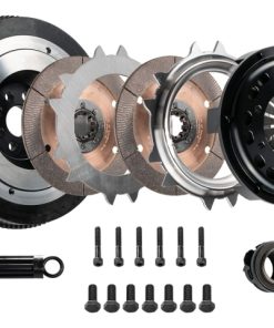 Alternative view of DKM Clutch 00-06 BMW M3 184mm Ceramic Twin Disc MR Clutch Kit w/Flywheel (650 ft/lbs Torque)