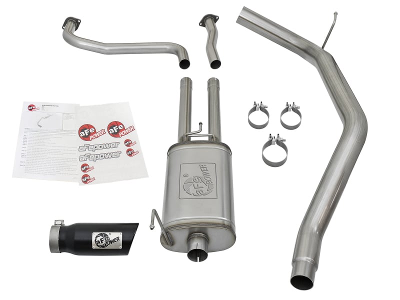 aFe MACHForce XP 2.5in Cat-Back Exhaust System w/ Black Tip Nissan Frontier 17-19 V8-5.6L - Image 9